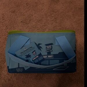 Blue Trader Joe's Insulated Tote Bag